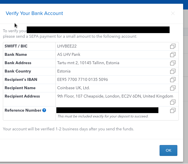 Sepa payment to coinbase reversed - Revolut Community