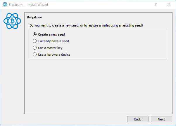 Creating an Electrum Wallet – Bitcoin Electrum