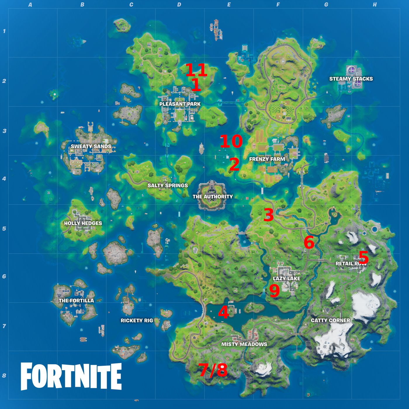 Fortnite: Where To Find All XP Coins - Chapter 2 Season 4 Week 1