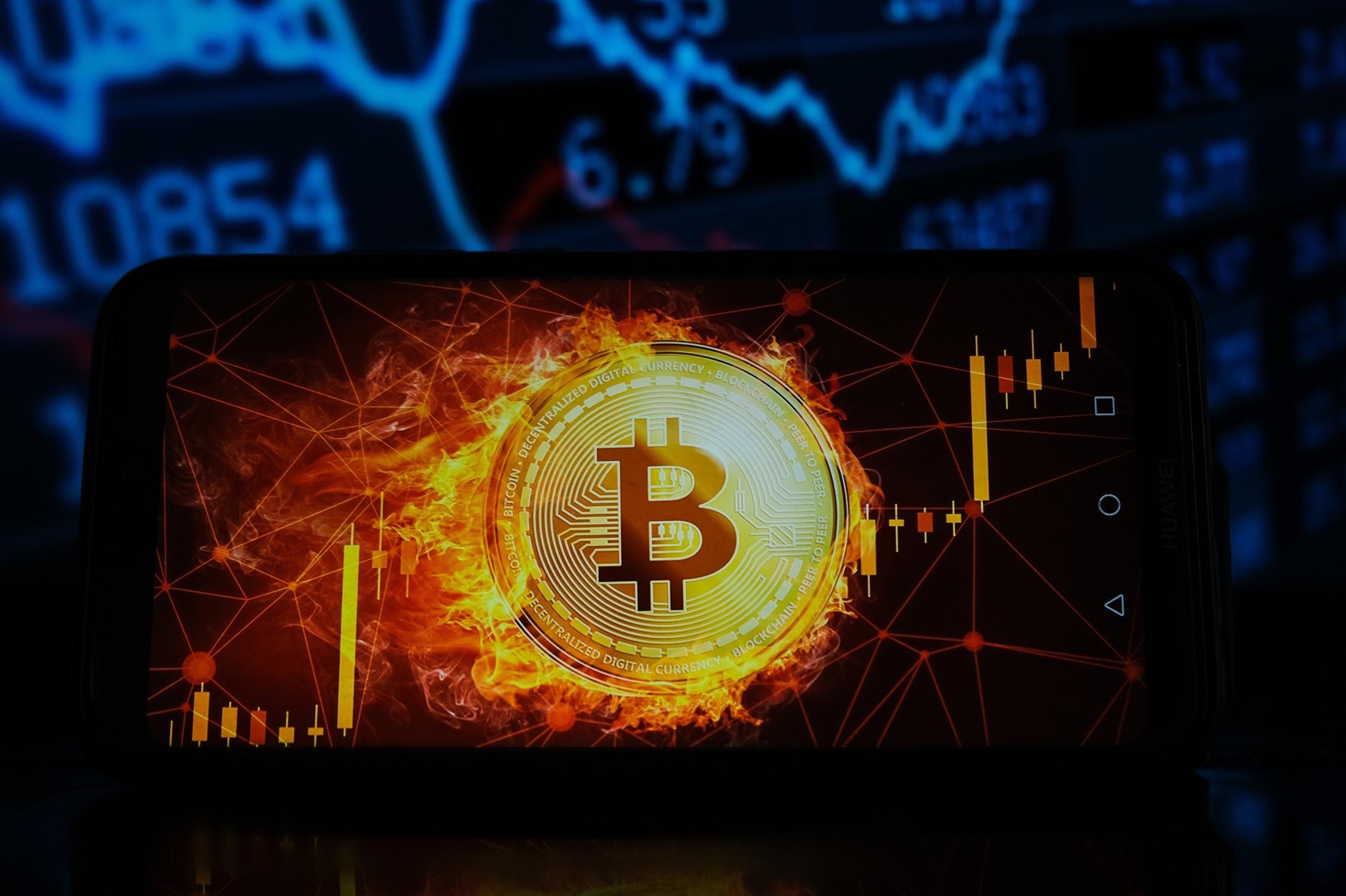 Bitcoin price surges near $67, and is close to all-time high