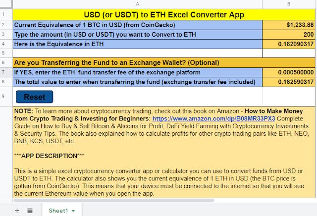 Convert 1 USD to ETH - United States Dollar to Ethereum Exchange Rate