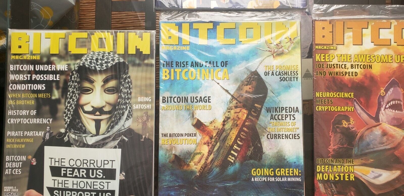 Mint Condition Brand New Bitcoin Magazine 1st Edition (issue 1) Sealed