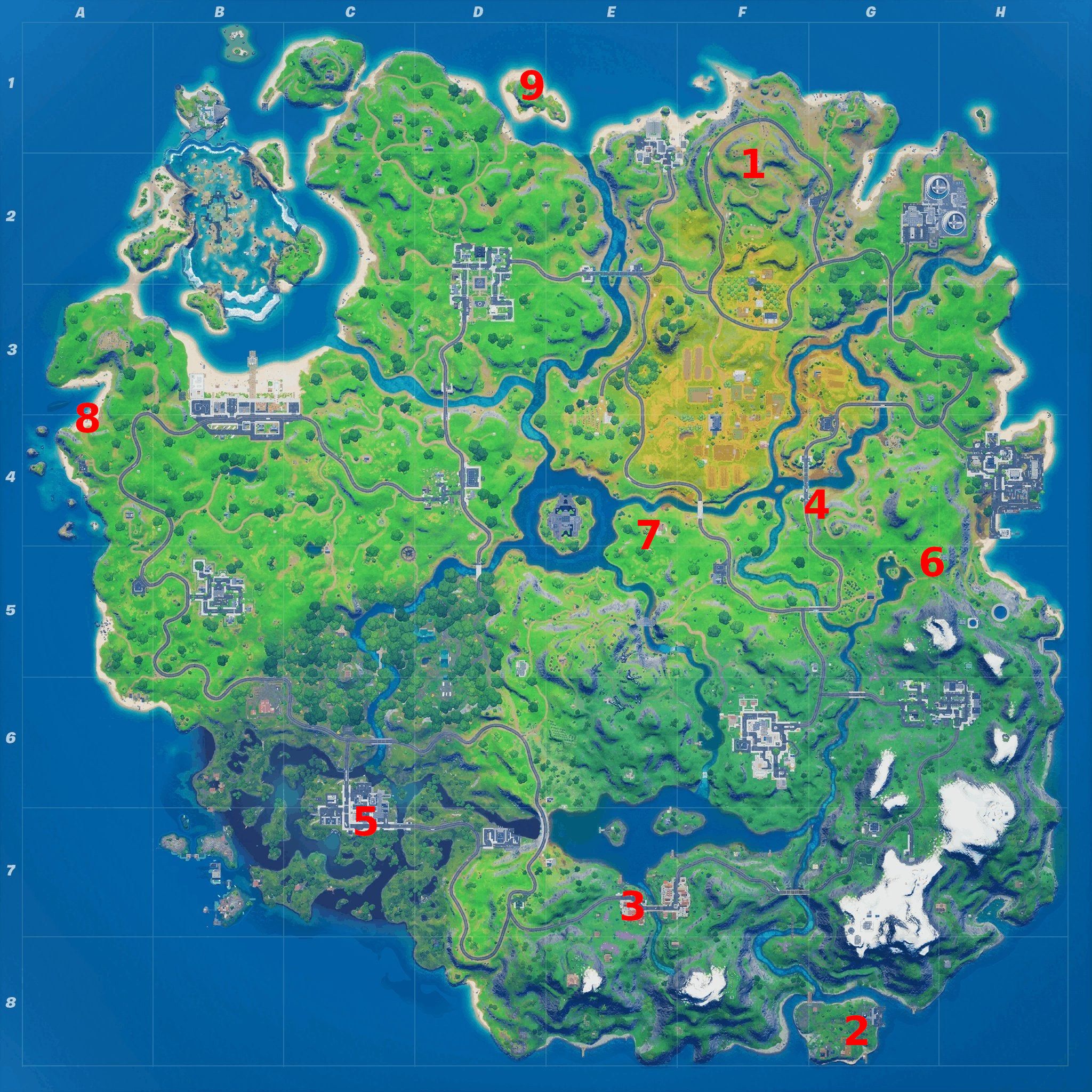 Fortnite: Where To Find All XP Coins - Chapter 2 Season 4 Week 1