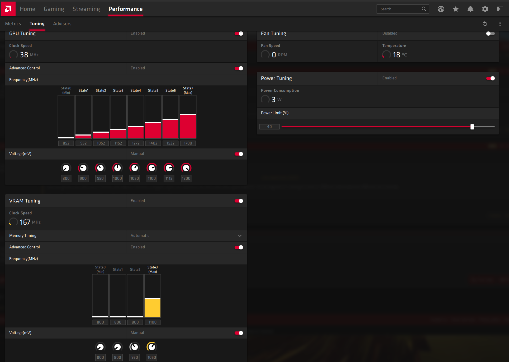 RX Vega 64 Mining Settings