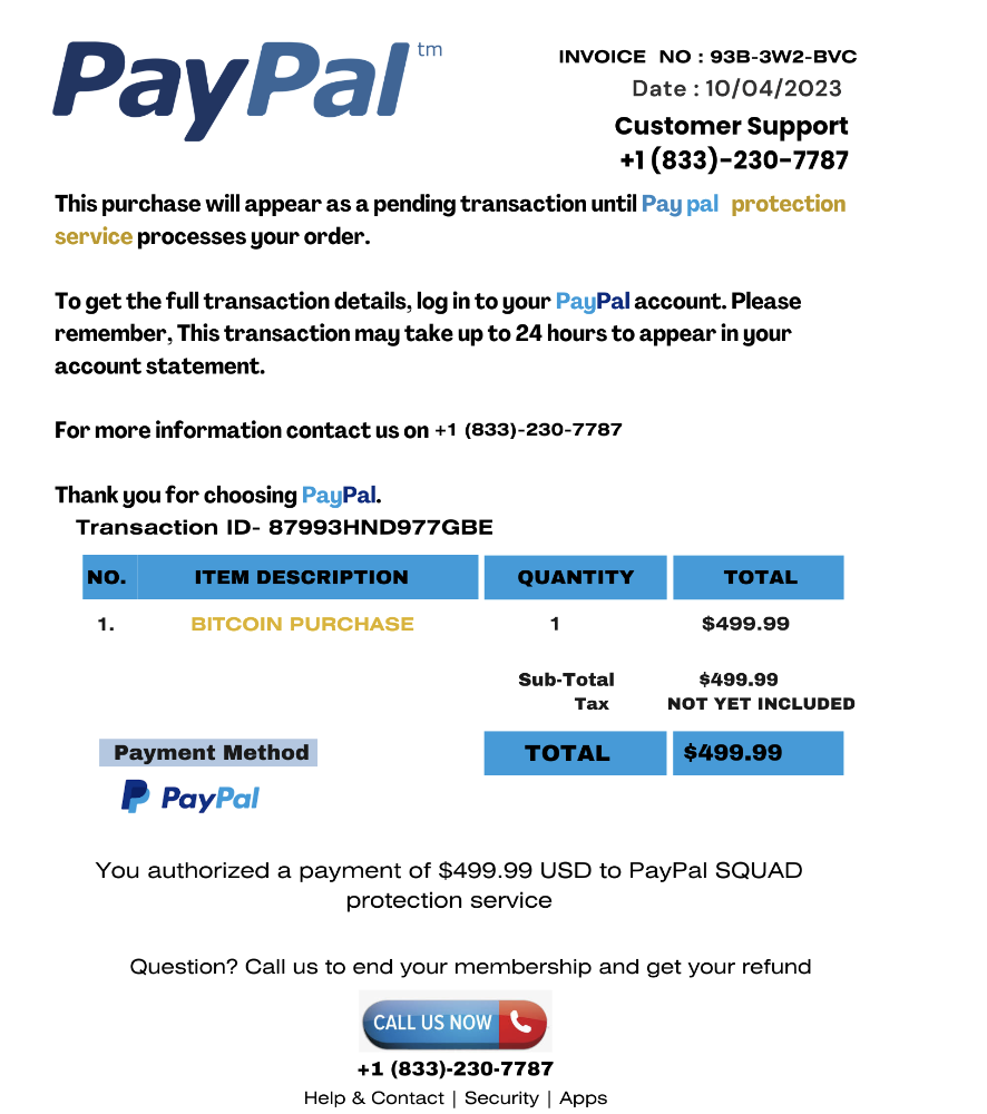 How to spot this PayPal invoice scam