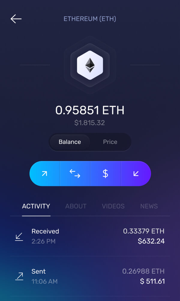 ‎Dawn - Ethereum Wallet on the App Store