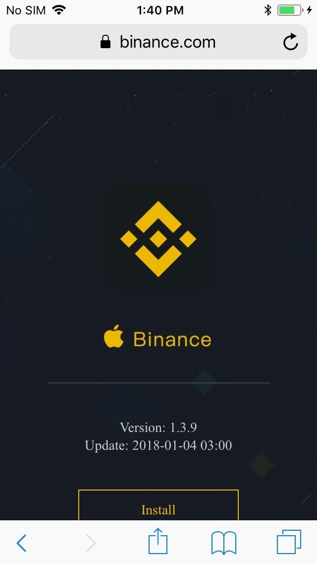 How To Download The Binance iOS App - THE CRYPTOBASE