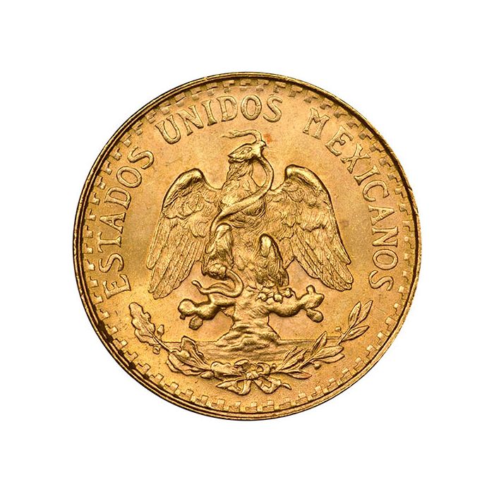 Gold coin of Mexico «2 Pesos»: buy, description, photo, price