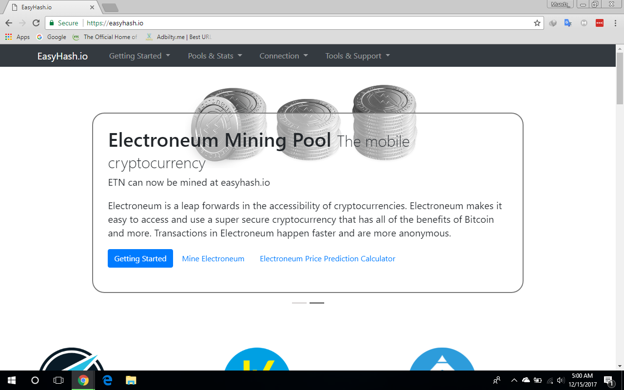 Electroneum Mining Pools Rating | Investoon