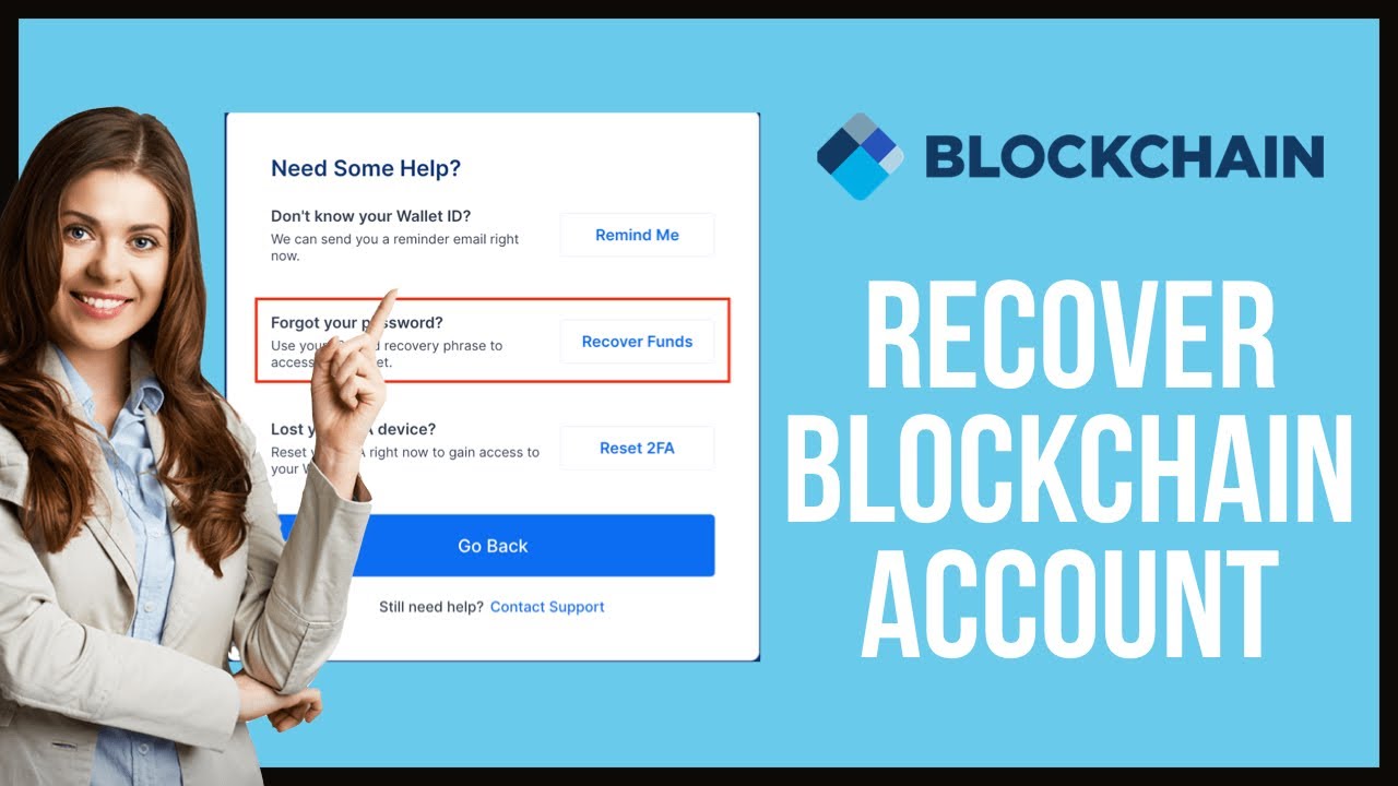 How to recover a blockchain wallet password or wallet