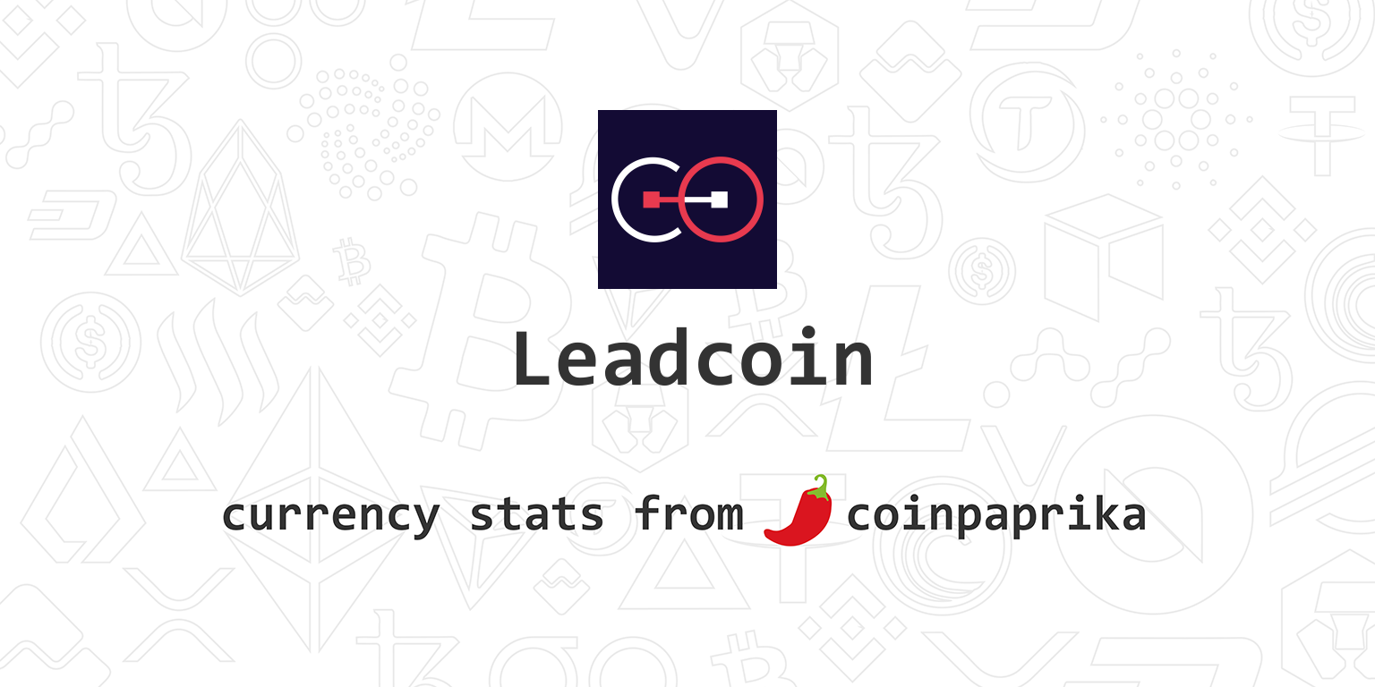 Convert 1 LDC to USD - Leadcoin price in USD | CoinCodex