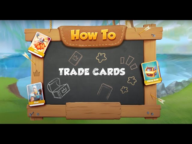 How to trade cards and gold cards in Coin Master?