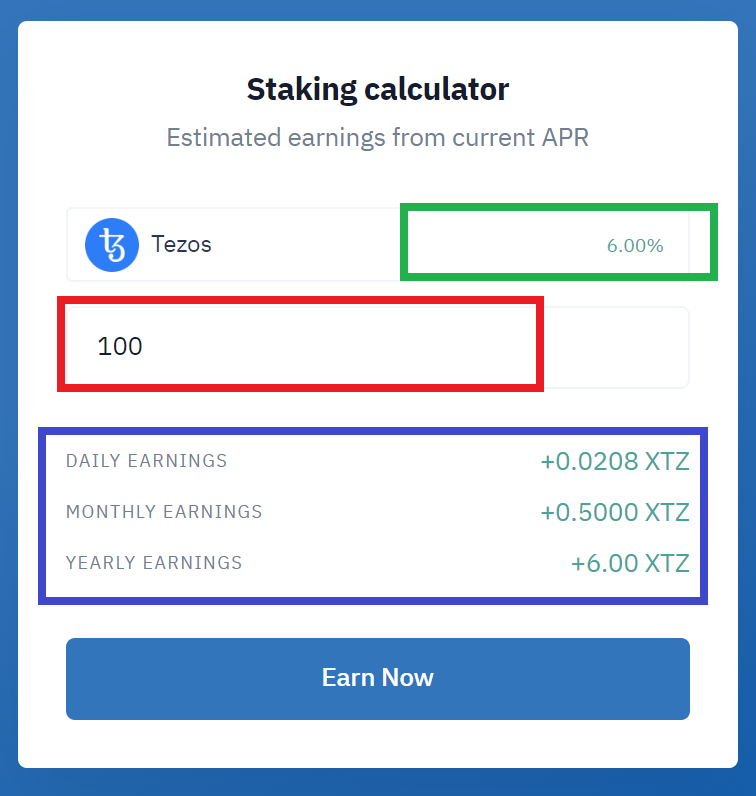 Crypto APY Staking Calculator | Yield Farming ()