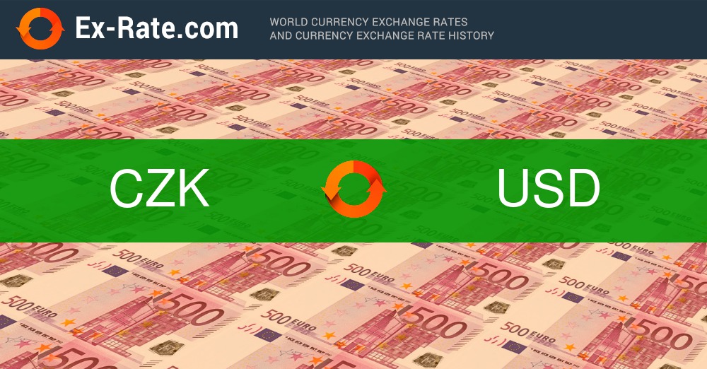 Korunas (CZK) to US Dollars (USD) - Currency Converter