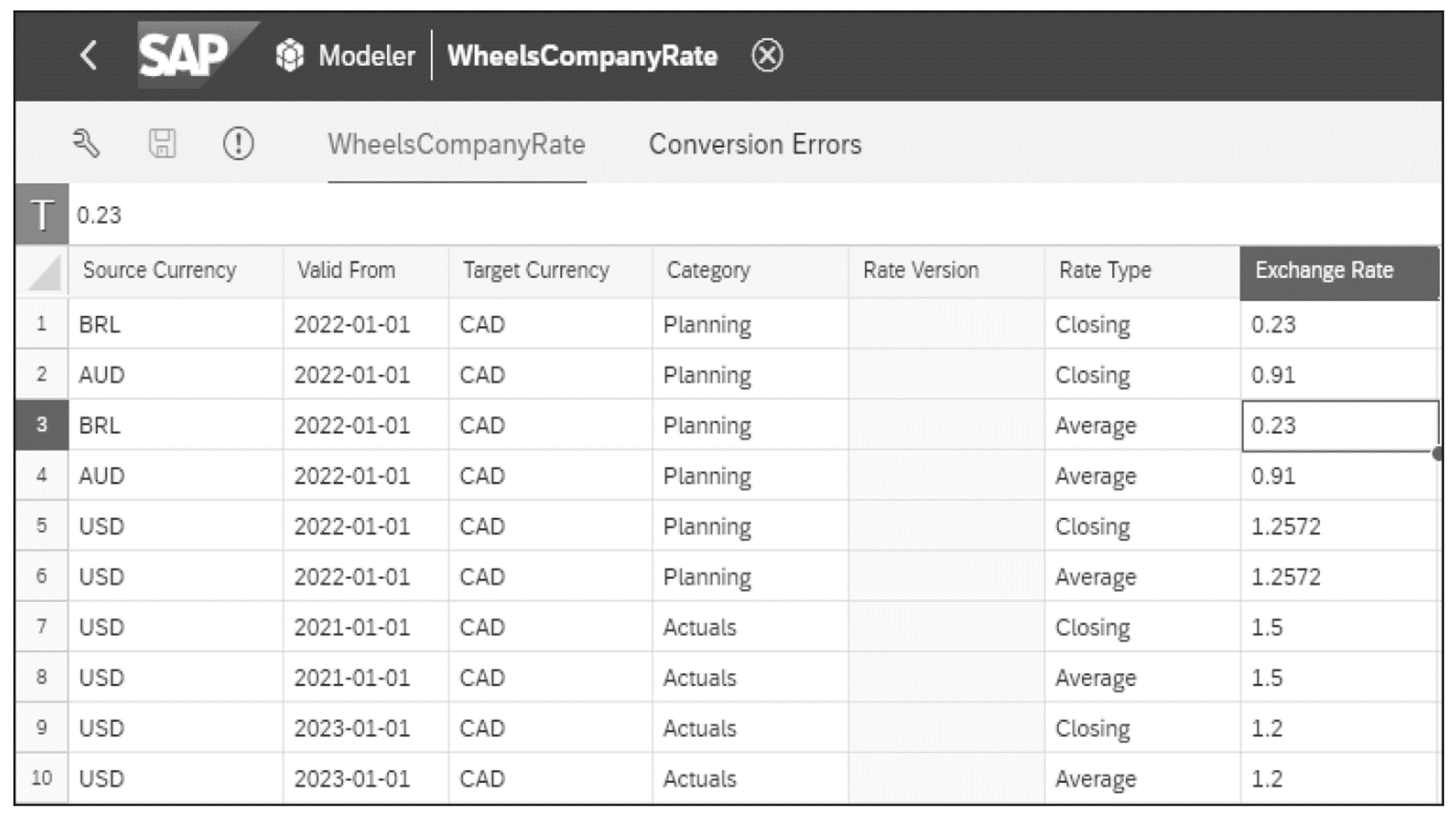 How to Create a Currency Rate Table in SAP Analytics Cloud