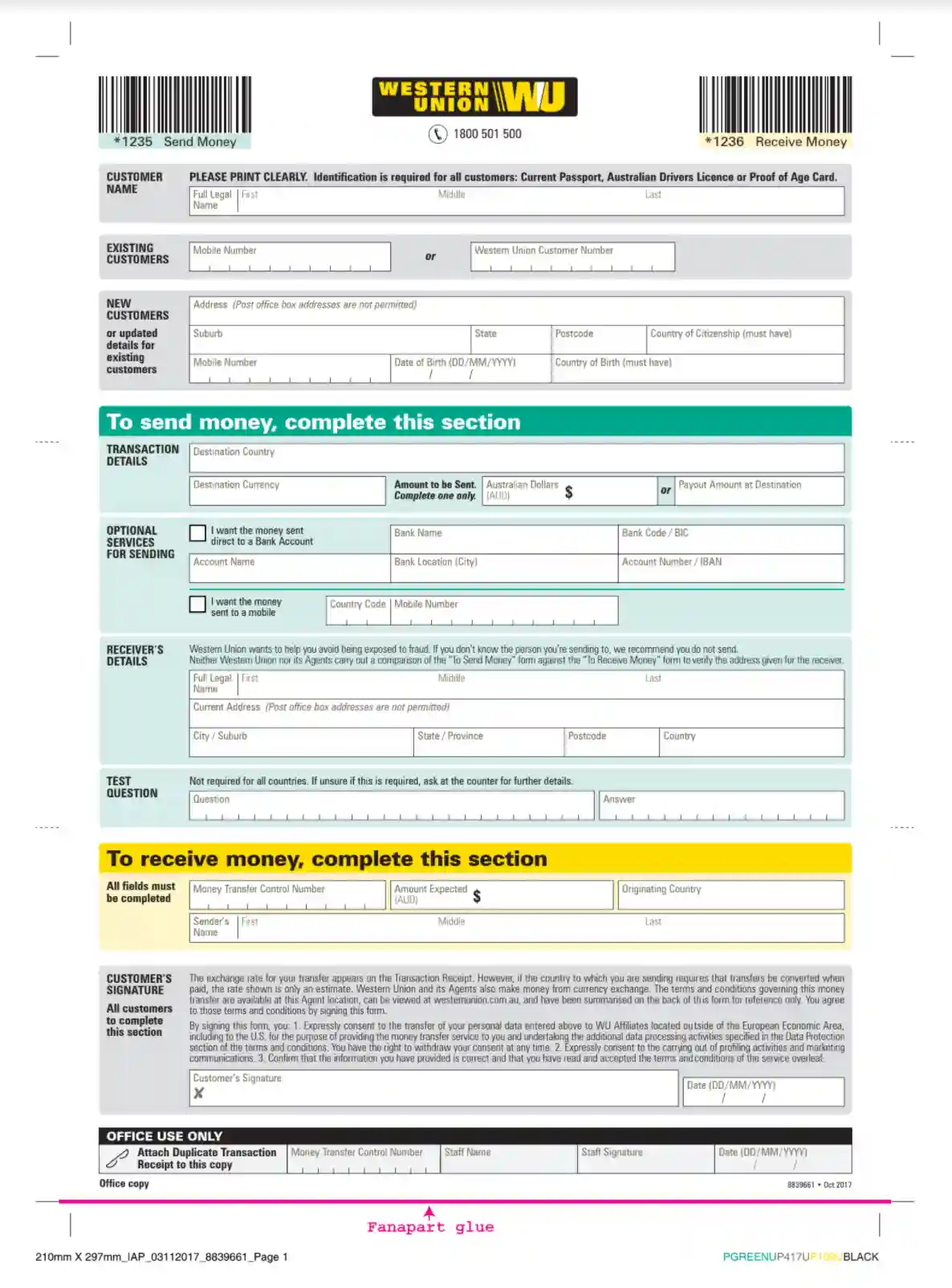 Western Union Appointment Form | Kıbrıs İktisat Bankası Ltd.