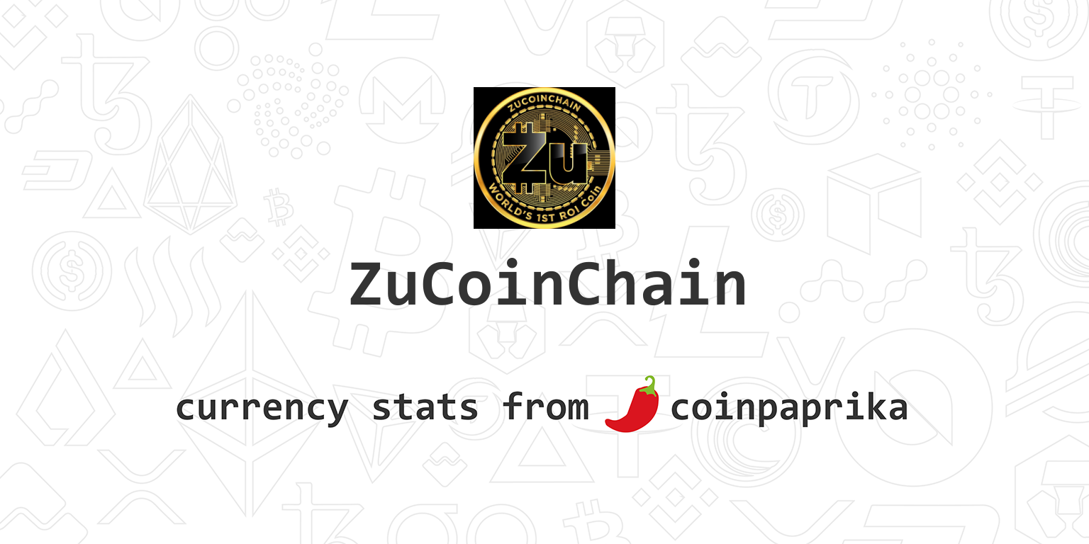 ZcCoin Price Today - ZCC Coin Price Chart & Crypto Market Cap