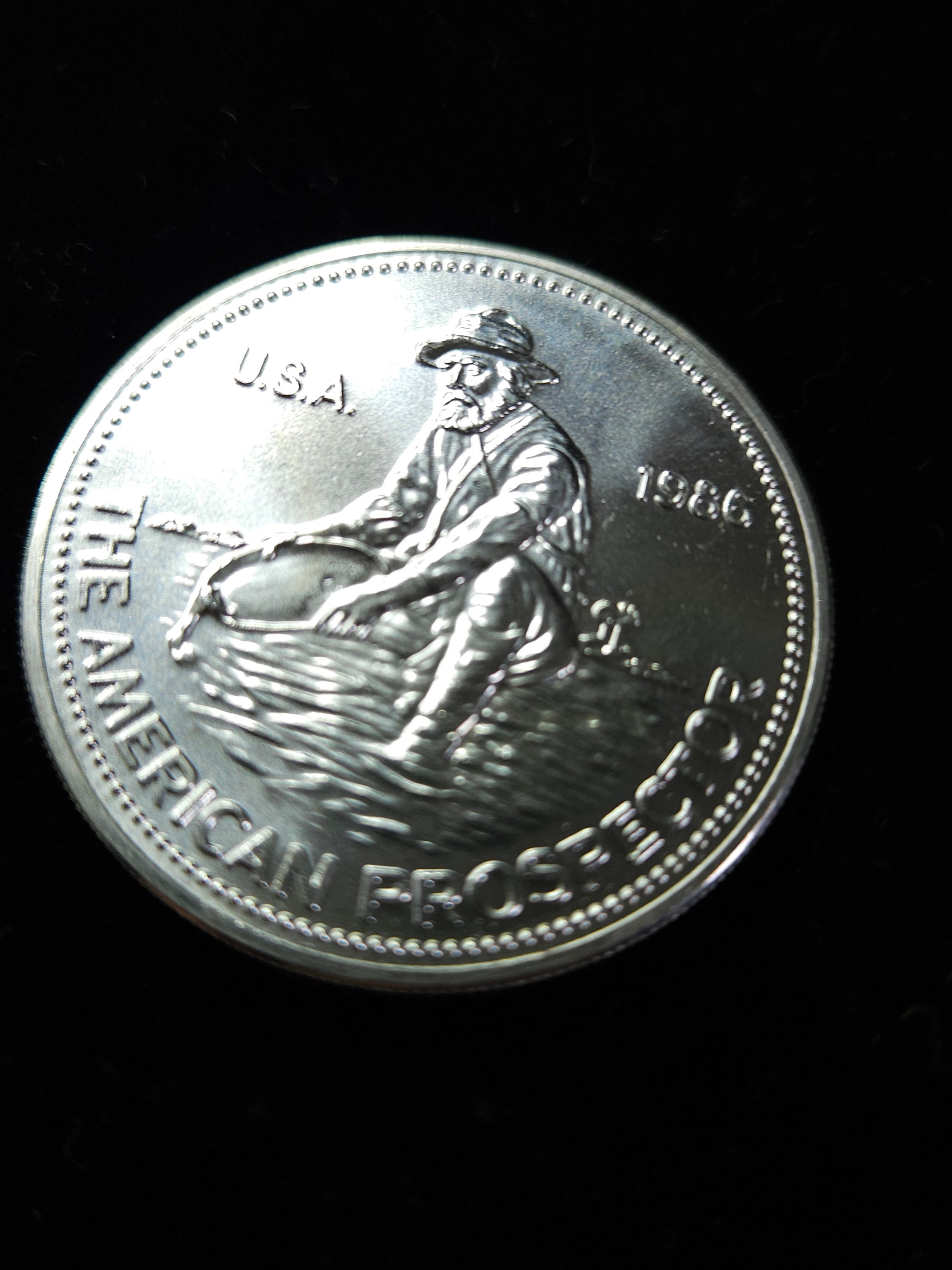 Coin Page: Engelhard American Prospector silver round