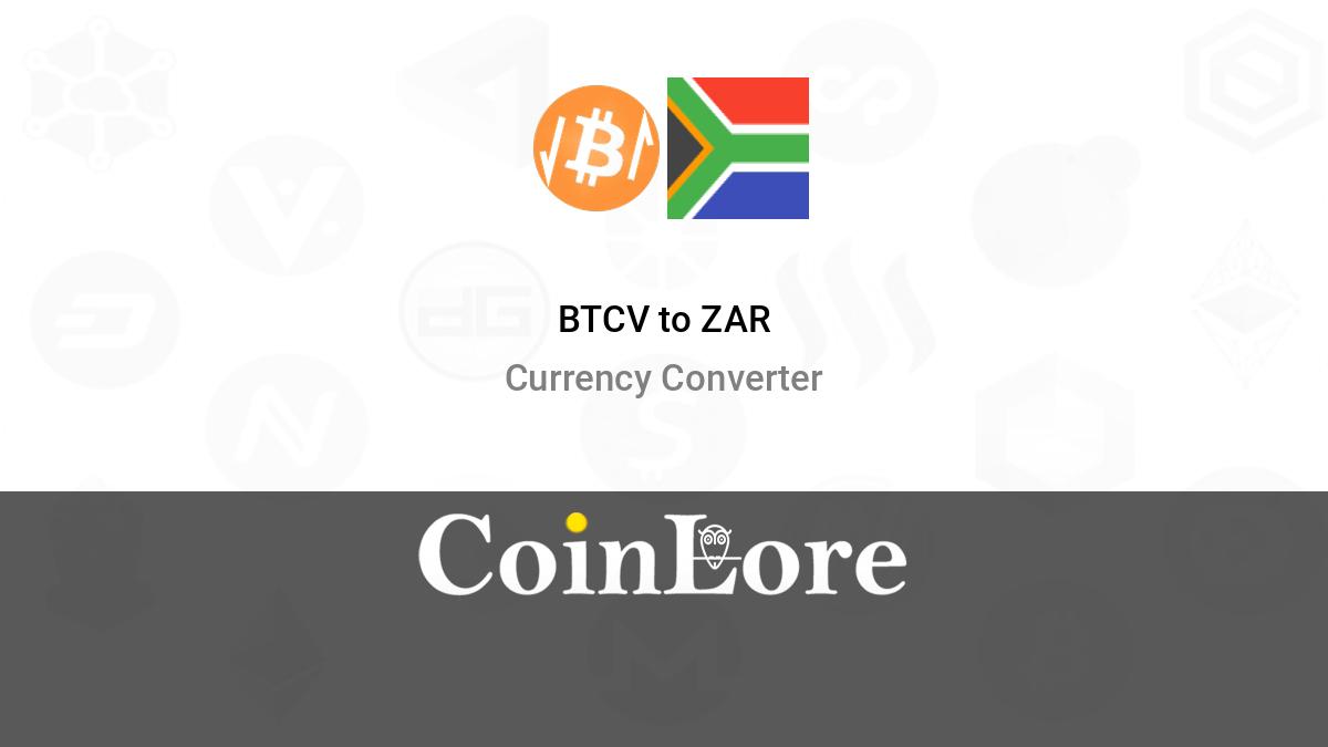 Bitcoin to Südafrikanischer Rand Conversion | BTC to ZAR Exchange Rate Calculator | Markets Insider