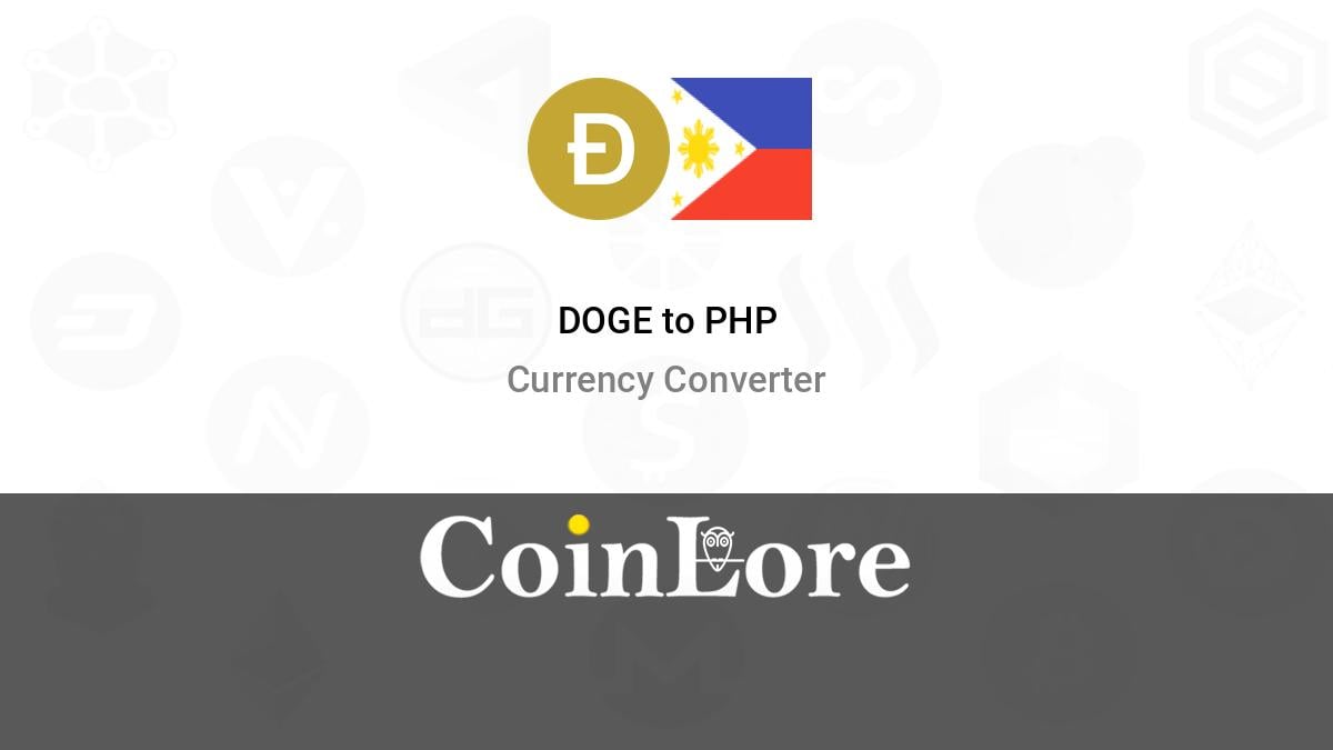 Convert DOGE to PHP: Dogecoin to Philippines Piso