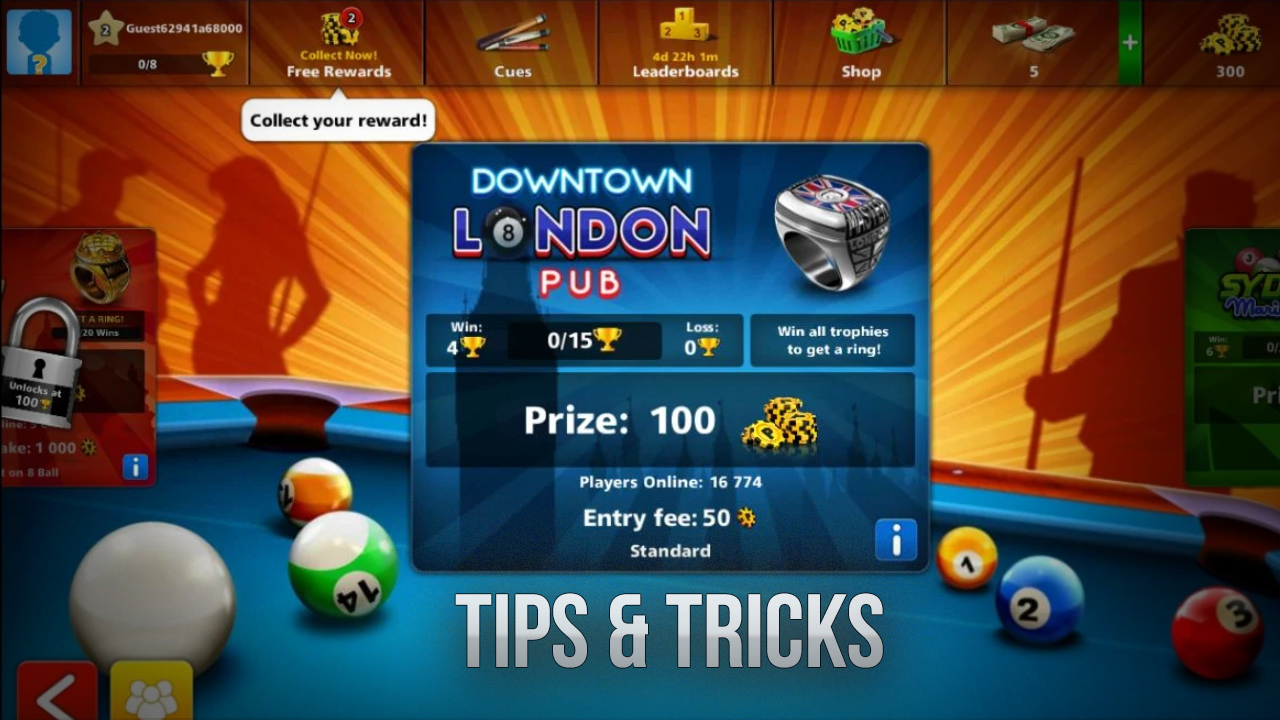 Get coins 8 ball pool Free Rewards