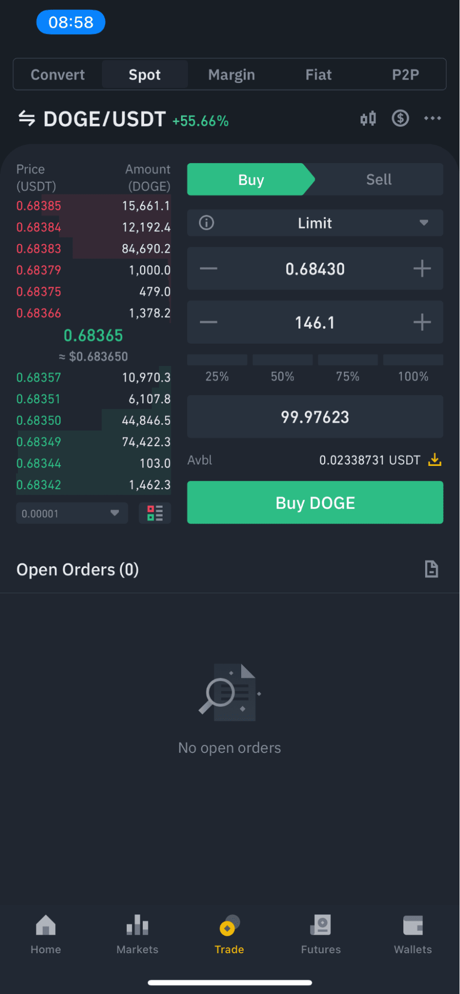 Dogecoin / Tether Price Chart — DOGEUSDT — TradingView