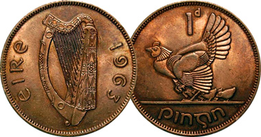 Penny (Irish pre-decimal coin) - Wikipedia