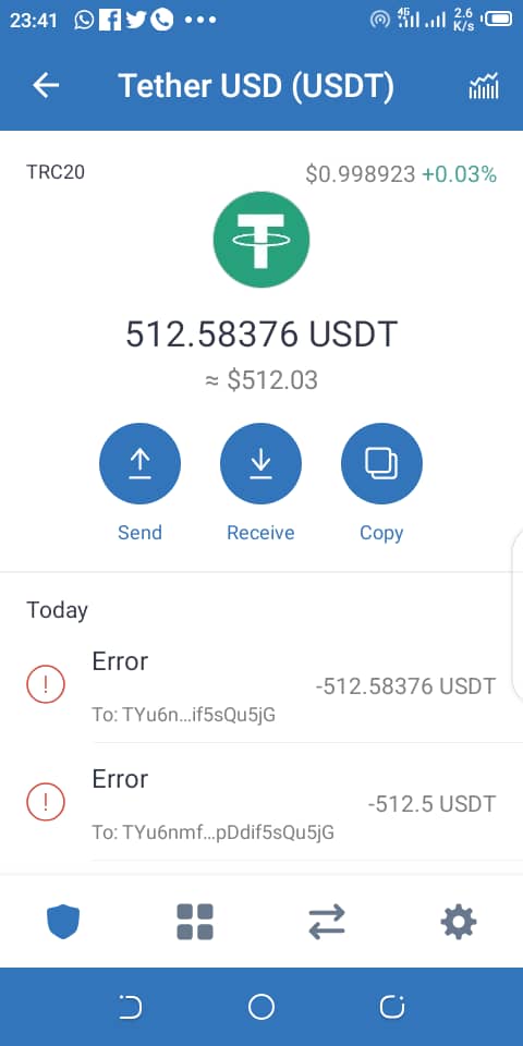 Tether Wallet | USDT TRC20 & USDT ERC20 Wallet | Gem Wallet