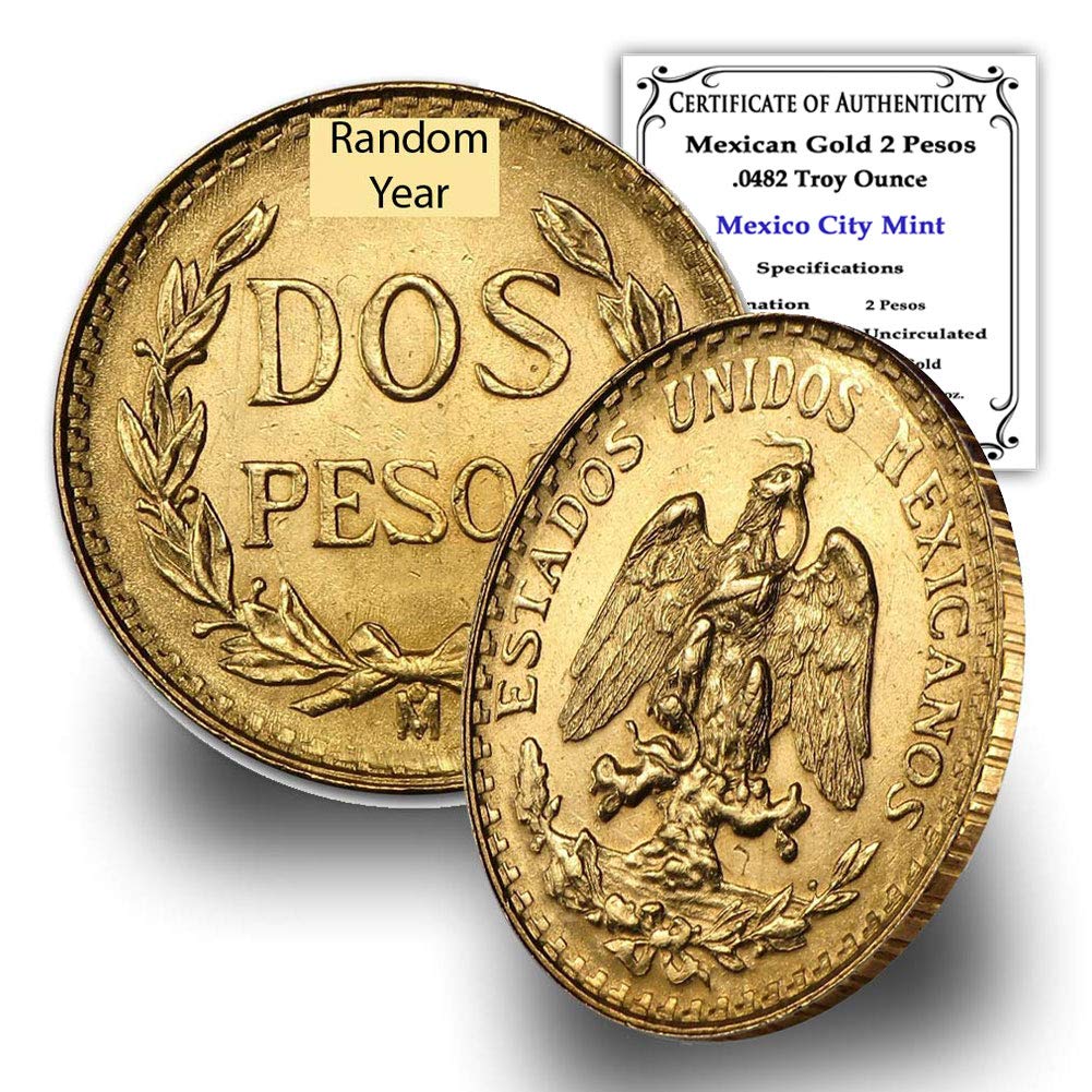 Compare prices of Mexico Gold 2 1/2 Pesos from online dealers