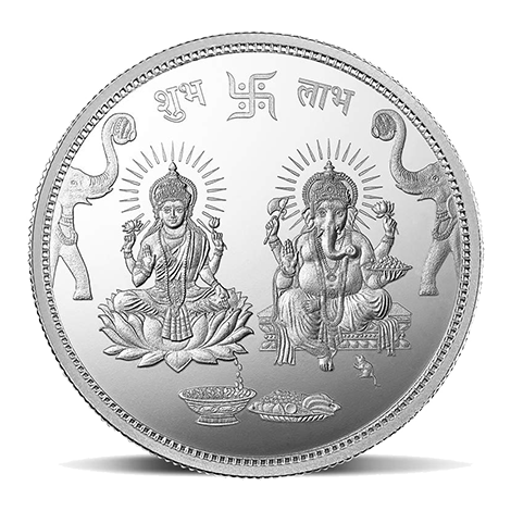 Shree Ganesh Silver Coin of 10 Gram in Purity / Fineness By RSBL