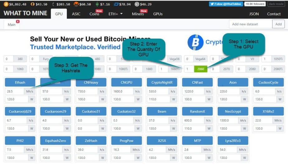 Ethereum Mining Calculator