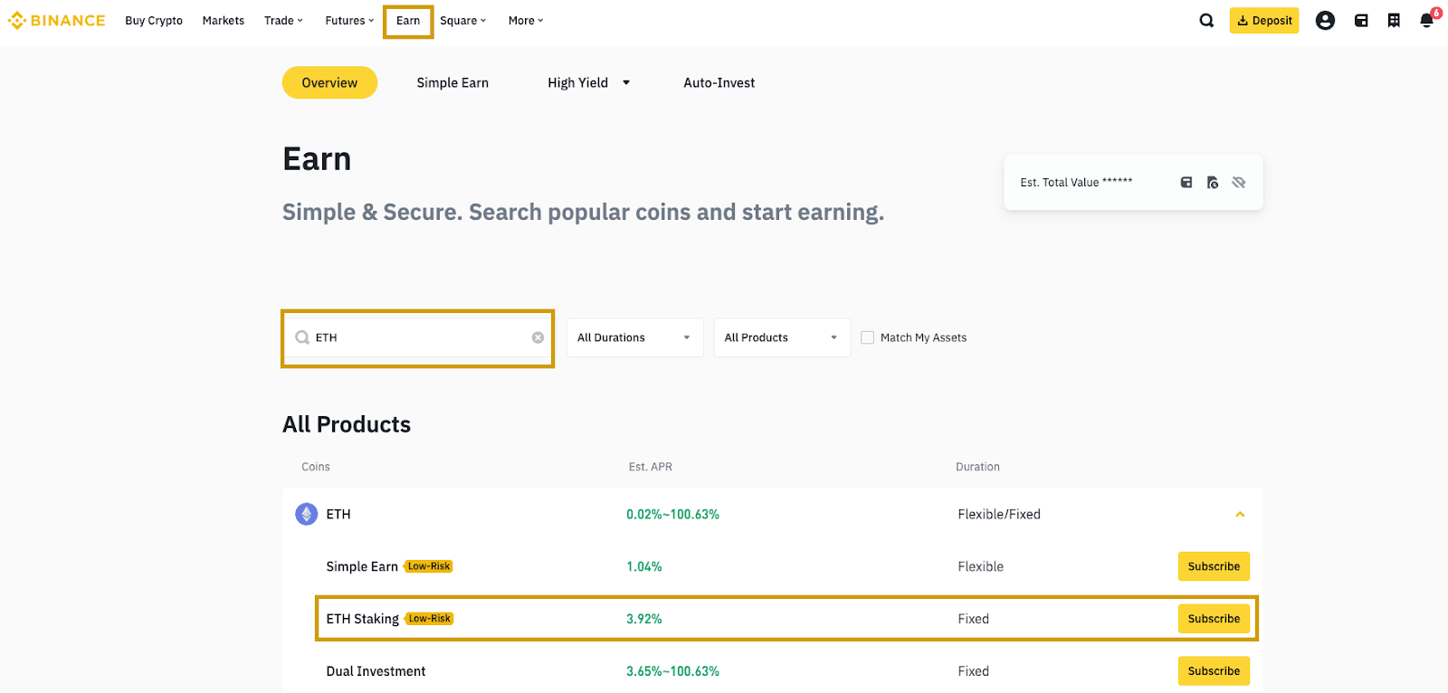 How to Stake ETH with Binance | Staking Rewards