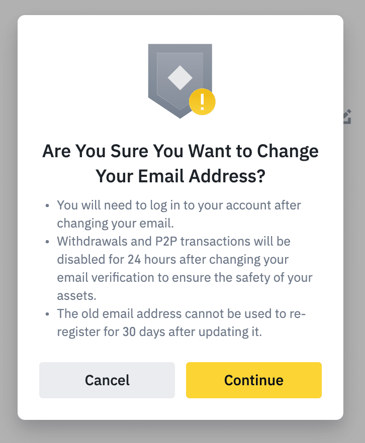 How to Change Email on Binance? - Coinapult