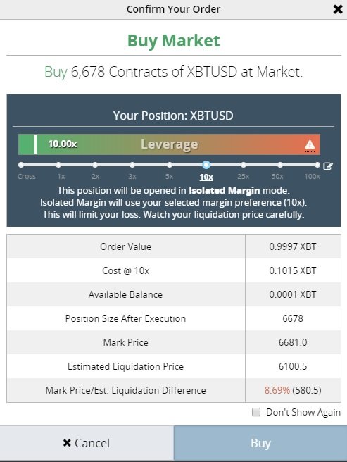 How To Trade a XBT/USD Futures Contract With Leverage | BitMEX Blog