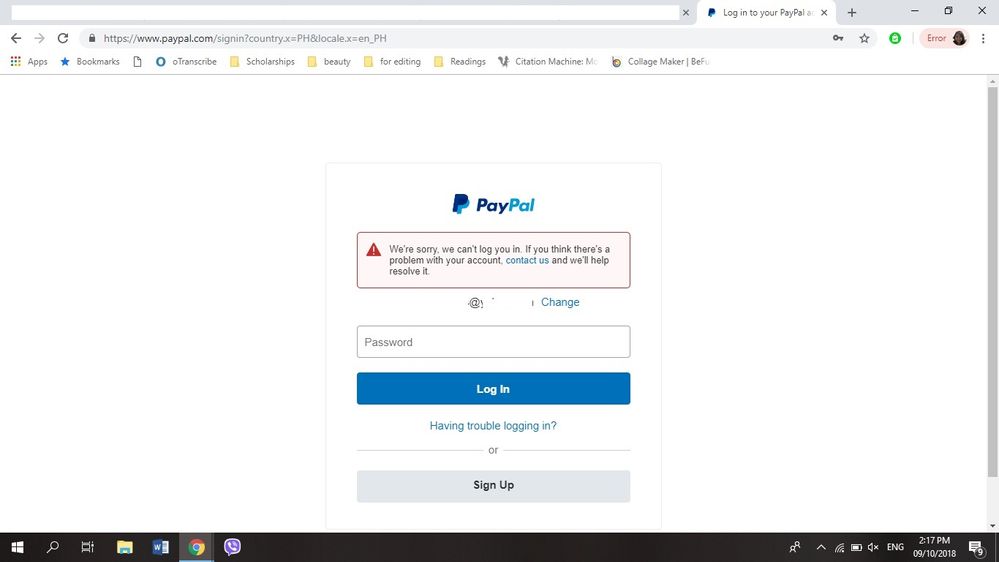 Paypal login stop working - Desktop Support - Brave Community