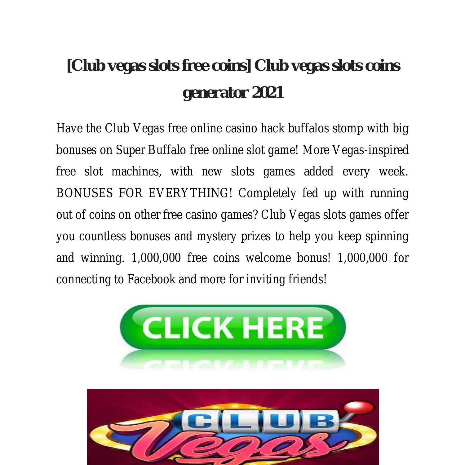 Club Vegas Slots Bonus Code | Claim Our Exclusive Promo