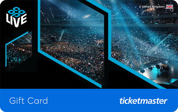 Give the Gift of Live - Ticketmaster e-Gift Cards