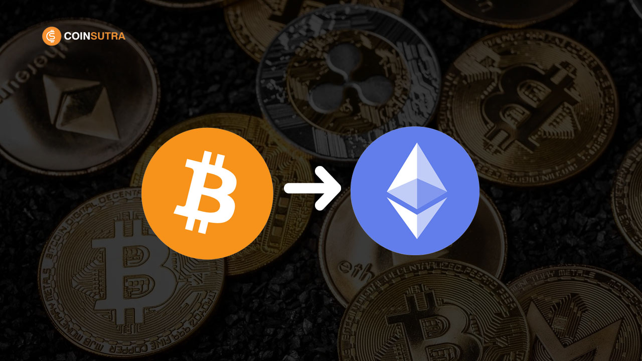 BTC to ETH : Find Bitcoin price in Ethereum