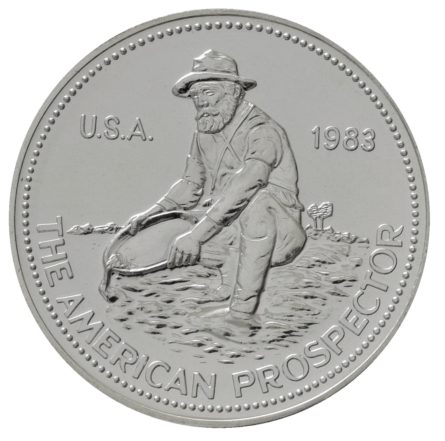 Compare Engelhard Prospector 1 oz Silver Round dealer prices