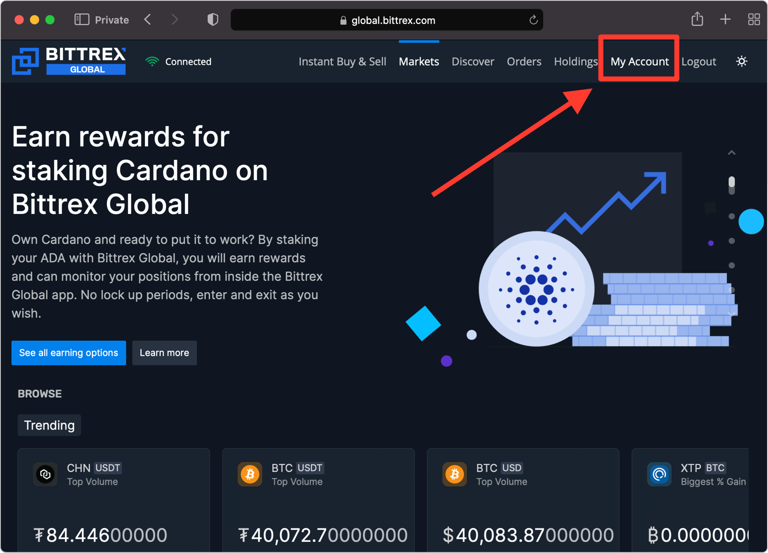 Transferring from Bittrex to Daedalus - General Discussions - Cardano Forum