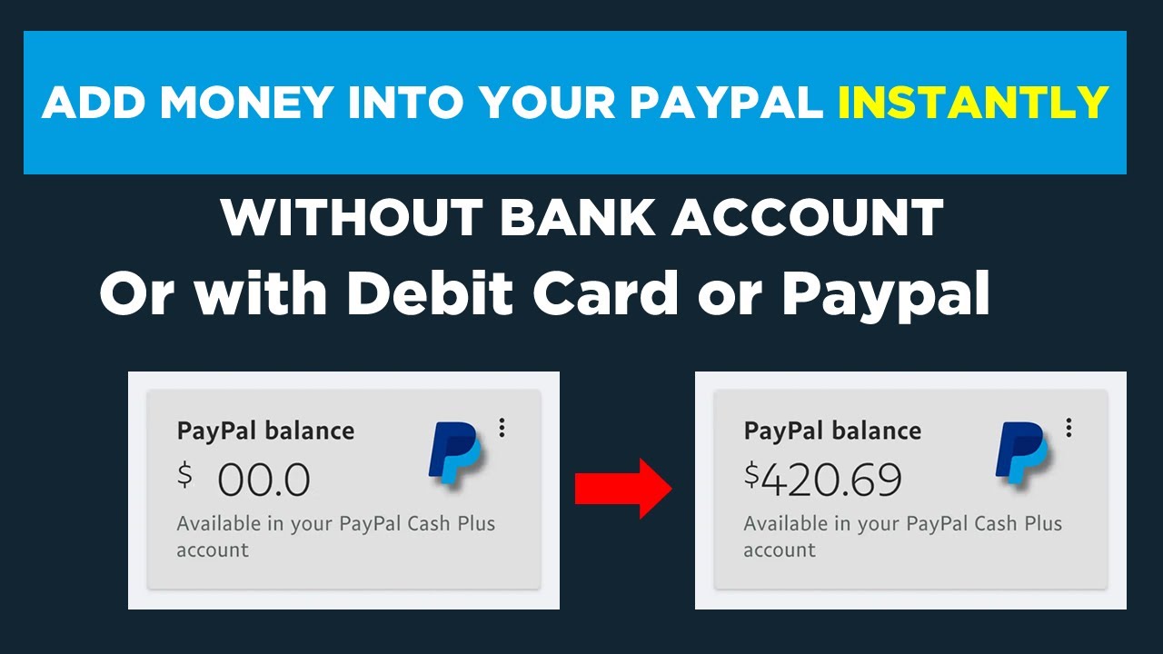 How do I add money to my PayPal balance from my bank? | PayPal US