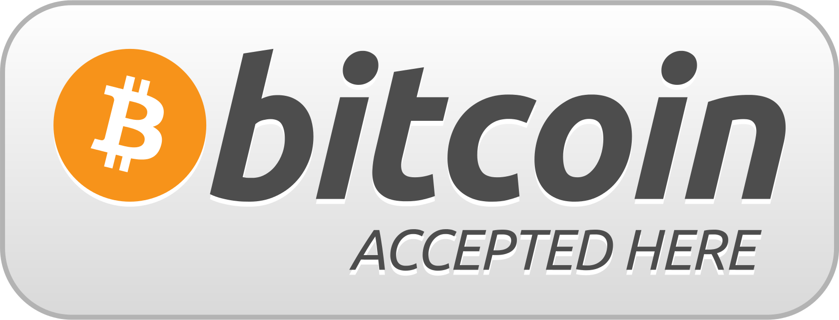 Bitcoin Accepted Here Poster | Crypto Goodies