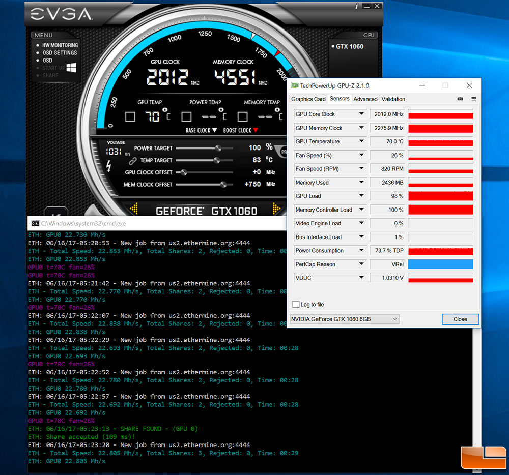 Mining with NVIDIA GeForce GTX 6GB - BetterHash Calculator