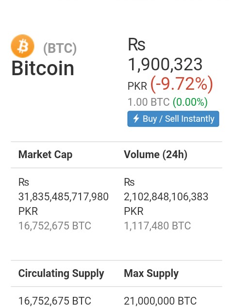 Convert Pakistani Rupee to Bitcoin | PKR to BTC currency converter - Valuta EX