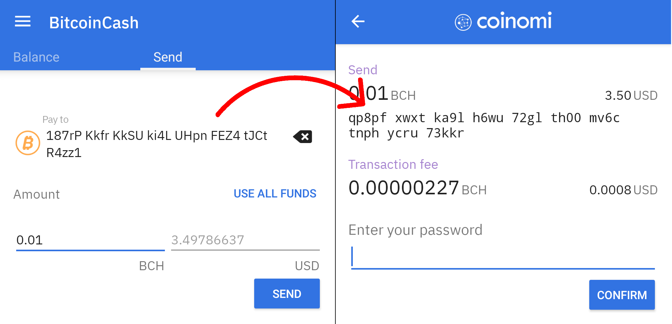 BCH Cash Address to Legacy Address Converter