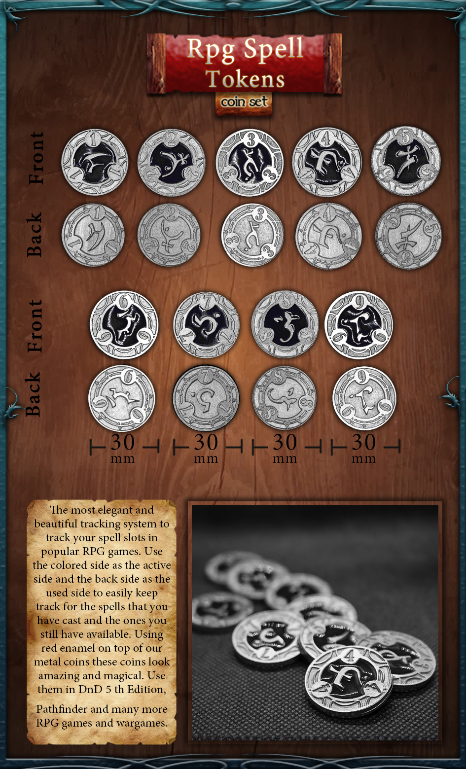 Destinies: Medieval Metal Coins - Lucky Duck Games