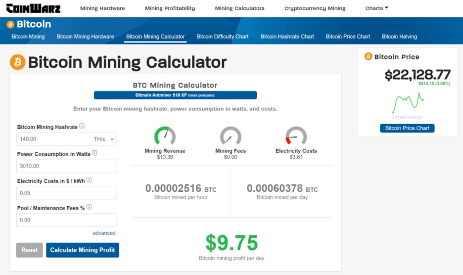 Ravencoin Mining Calculator