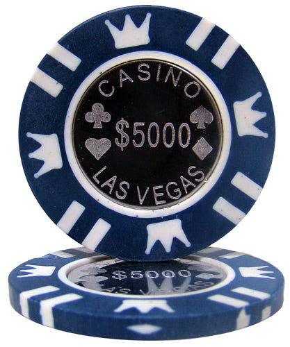 Coin Inlay Series 15 Gram Poker Chip - $ Sold By the Roll 25 pcs. per Roll