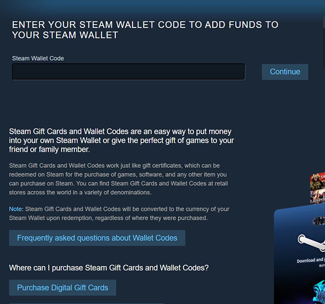 Steam Wallet Codes | Steam Gift Card | Codashop Philippines