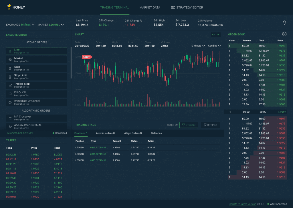 Bitfinex Trading Bot